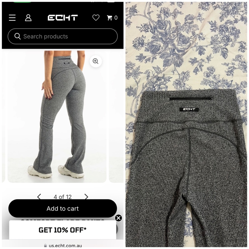 ECHT COMFORT FLARE PANTS IN
Grey Marl
